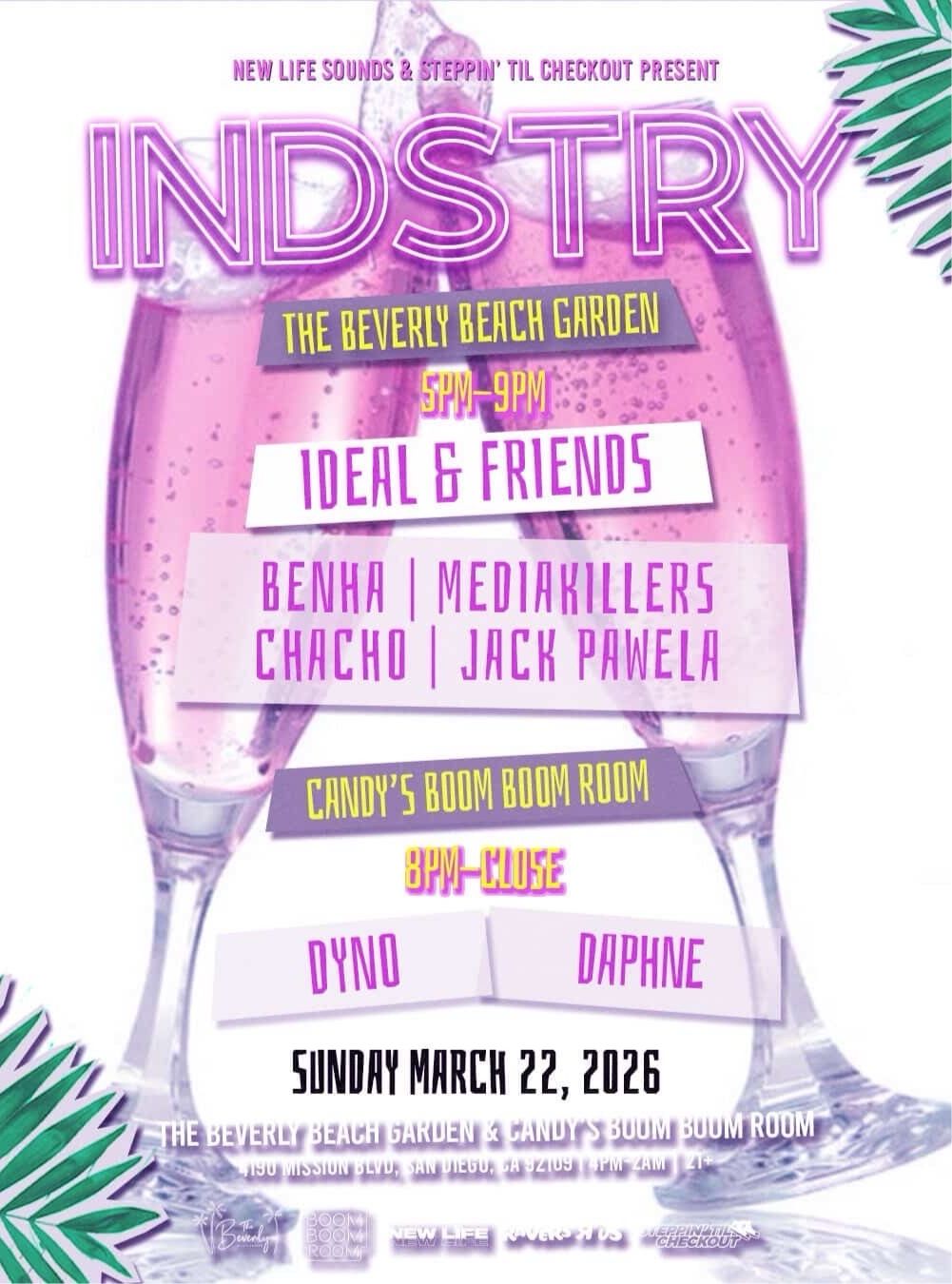 INDSTRY Sundays @ The Beverly Beach Garden PB