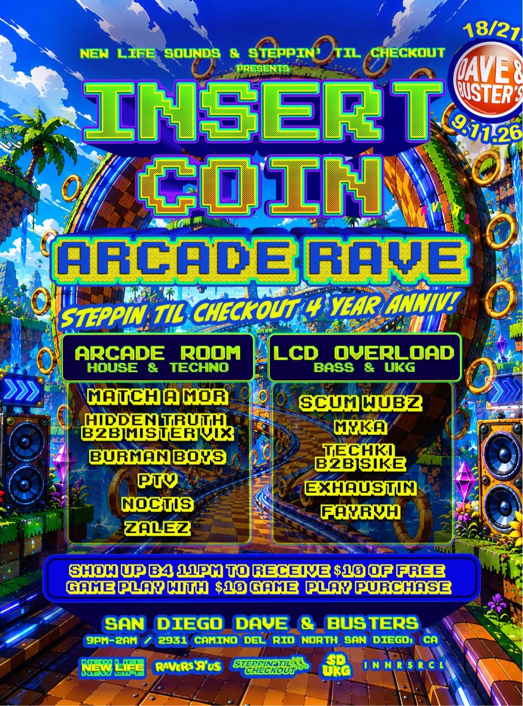INSERT COIN: Arcade Rave
